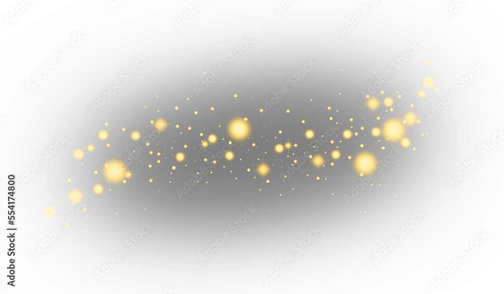 Poster twinkle golden star pattern for photo effect and overlay. abstract blurry star light texture for bac