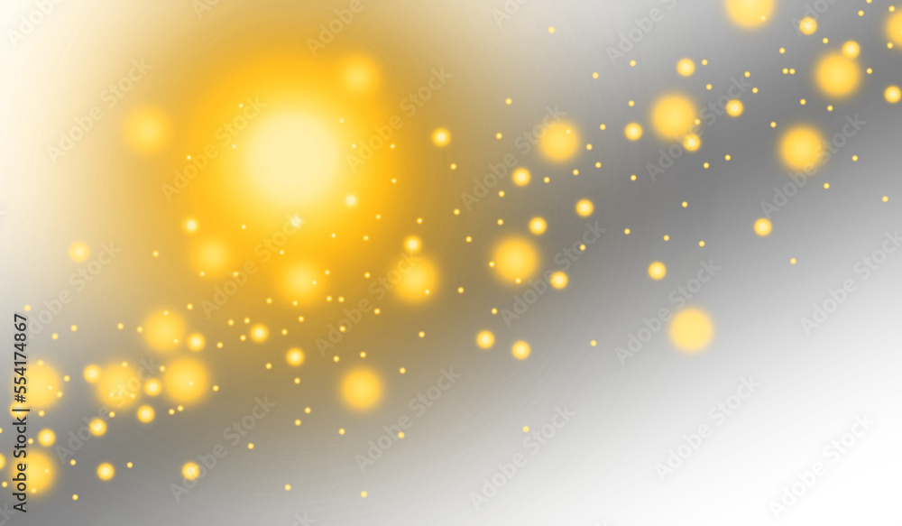 Poster twinkle golden star pattern for photo effect and overlay. abstract blurry star light texture for bac