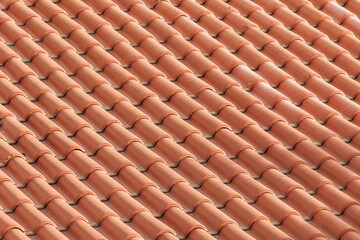 New roof tiles, background