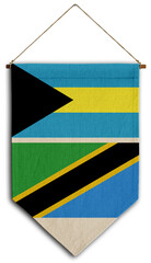 tanzania flag relation country hanging fabric travel immigration consultancy visa transparent bahamas