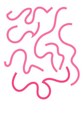 Squiggly Lines Abstracts Background 