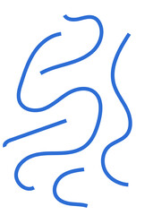 Squiggly Lines Abstracts Background 