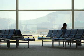 waiting at the airport