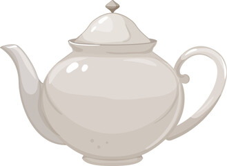 tea teapot tea kettle cartoon. tea teapot tea kettle sign. isolated symbol vector illustration