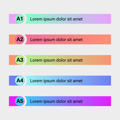 infographic colorful design