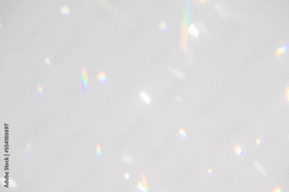 Wall mural blurred overlay effect for photo and mockups. wall texture with organic drop diagonal shadow and ray