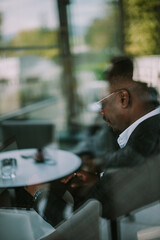 Business man working