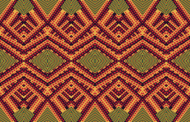 Geometric ethnic pattern design. Aztec fabric carpet mandala ornament chevron textile decoration wallpaper.