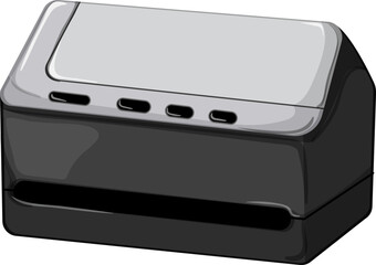 plastic food vacuum sealer cartoon. plastic food vacuum sealer sign. isolated symbol vector illustration