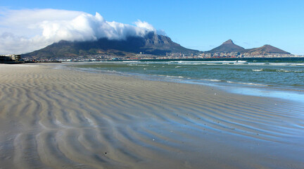 Table Mountain with Cloud cover
