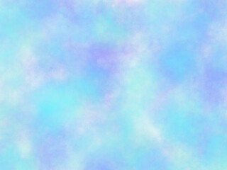ふわふわグラデーションの背景素材_ブルー