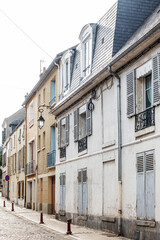 Fototapeta na wymiar Street view of Dourdan in France