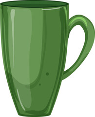 coffee cup ceramic cartoon. coffee cup ceramic sign. isolated symbol vector illustration