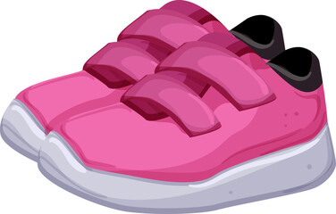 sport kid shoes cartoon. sport kid shoes sign. isolated symbol vector illustration