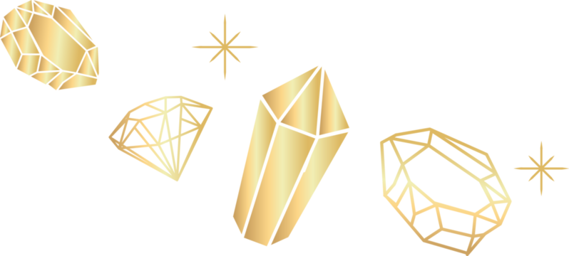 Gold Gem Border frame