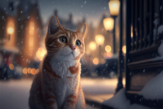 Download wallpaper 1280x1280 cat, glance, pendant, cute, art ipad, ipad 2,  ipad mini for parallax hd background