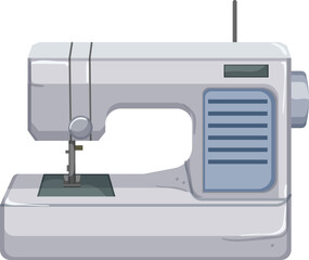 fashion sew machine cartoon. fashion sew machine sign. isolated symbol vector illustration