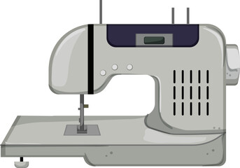 stich sew machine cartoon. stich sew machine sign. isolated symbol vector illustration