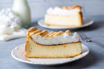 German cake, San Sebastian cheesecake or Kâsesahne