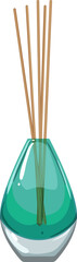 fragrance aroma sticks cartoon. fragrance aroma sticks sign. isolated symbol vector illustration
