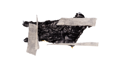 adhesive tape masking tape collage art with different elements grunge style png isolated on transparent background