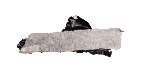 adhesive tape masking tape collage art with different elements grunge style png isolated on transparent background