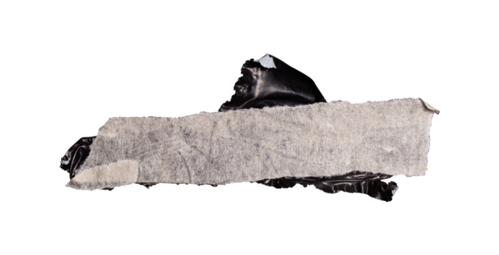 adhesive tape masking tape collage art with different elements grunge style png isolated on transparent background