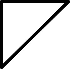 Triangle Shape Vector Icon
