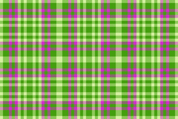 Fabric textile vector. Plaid pattern tartan. Seamless check background texture.