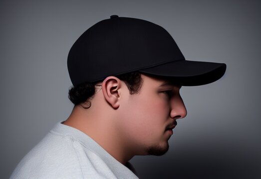 Side Profile of Man Wearing Black Cap