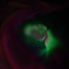 Digital effects. Colorchaos Hologram lava design, colorful hologram foil, background, overlay texture