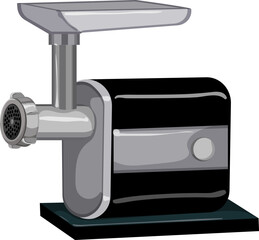 appliance meat grinder cartoon. appliance meat grinder sign. isolated symbol vector illustration