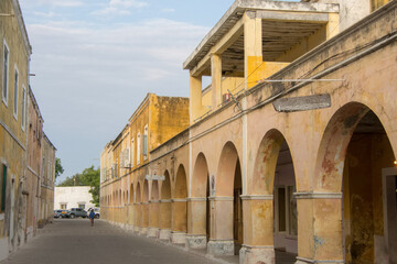 Street at the Stone Town in the Island of Mozambique