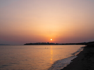Sonnenuntergang auf einer griechischen Insel