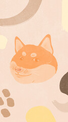 celebrating International Dog Day cute chubby shiba inu