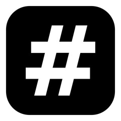 Hashtag und App Icon