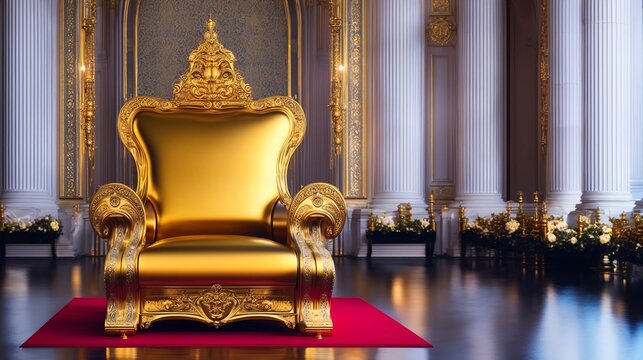 Gold Royal Chair Images – Browse 3,697 Stock Photos, Vectors, and Video |  Adobe Stock