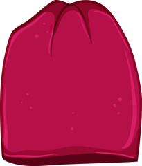 young winter hat woman cartoon. young winter hat woman sign. isolated symbol vector illustration