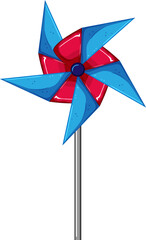 windmill pinwheel toy cartoon. windmill pinwheel toy sign. isolated symbol vector illustration