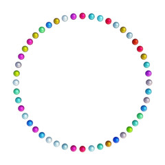 Circle png , circle transparent background , Circle of colorful circles