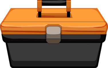 equipment toolbox repair cartoon. equipment toolbox repair sign. isolated symbol vector illustration