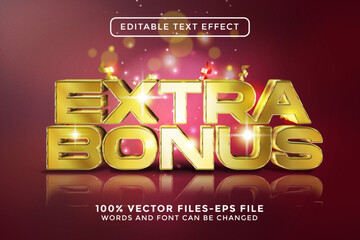 Extra Bonus Editable Text Effect