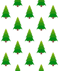 Tiempo de Navidad. Patrón repetitivo con silueta de árbol de navidad