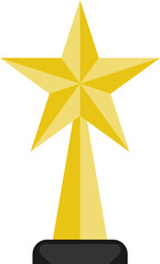 Award Star Design Flat