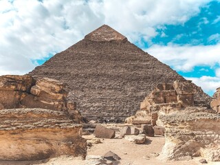pyramid of giza - obrazy, fototapety, plakaty