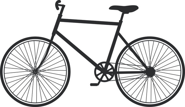 Bicycles Icon Silhouette