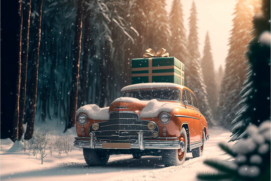 Classic Car Christmas Images – Browse 8,882 Stock Photos