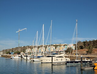 Fototapeta na wymiar Modern Marina in Lagos, Algarve - Portugal
