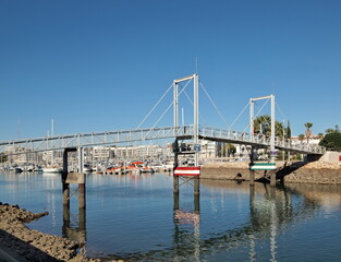 Lift bridge at the Marina in Lagos, Algarve - Portugal