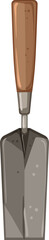 mason trowel cement cartoon. mason trowel cement sign. isolated symbol vector illustration